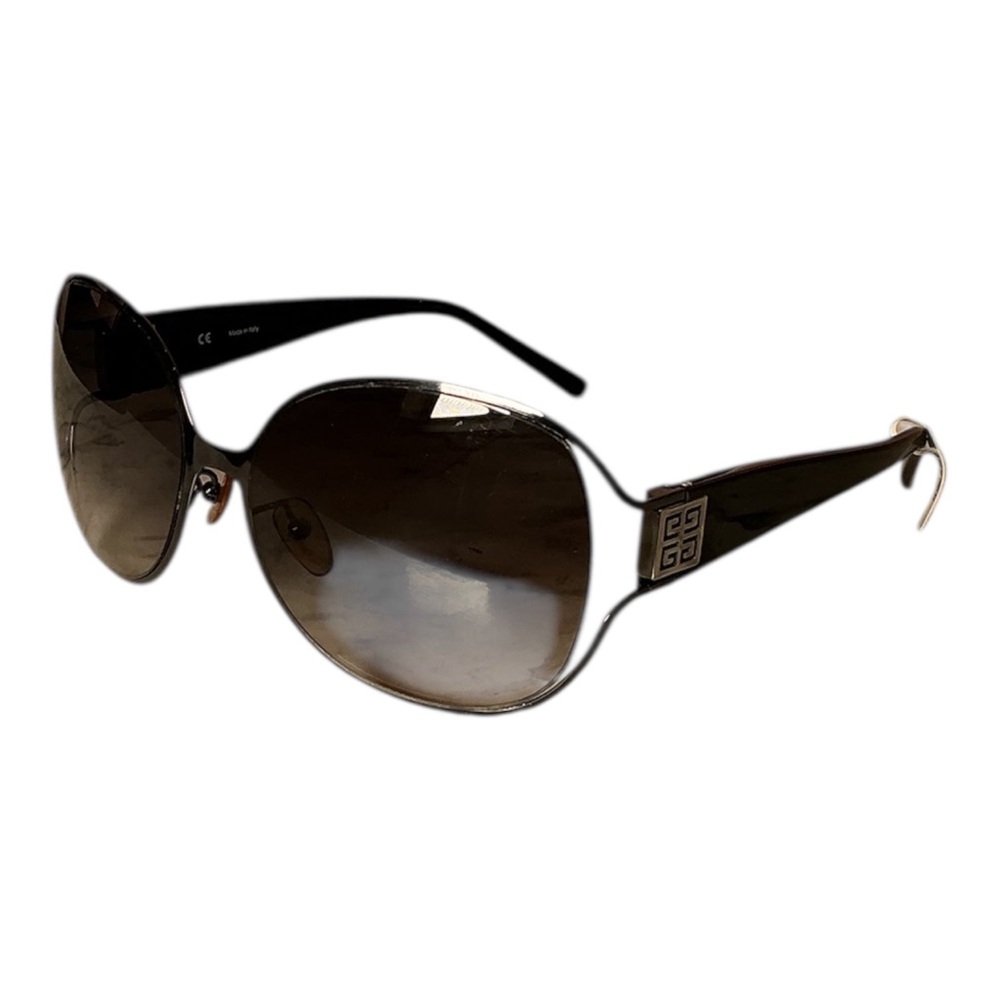 Vintage Y2K Givenchy Black Lanvin Grey Gradient Lens Sunglasses